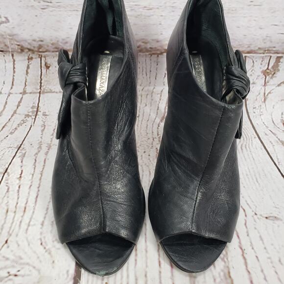 BCBGMAXAZRIA Women's Black Soft Leather Stiletto Bootie Size 9.5B - Picture 13 of 13